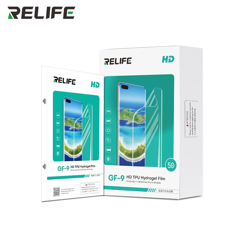 RELIFE GF-9 PELLICOLA IDROGEL TPU HD 50PCS (HD 0.1MM) 7.0 INCH UNIVERSALE PER SUNSHINE SS-890C / Y22 ULTRA INTELLIGENT CUTTING MACCHINA