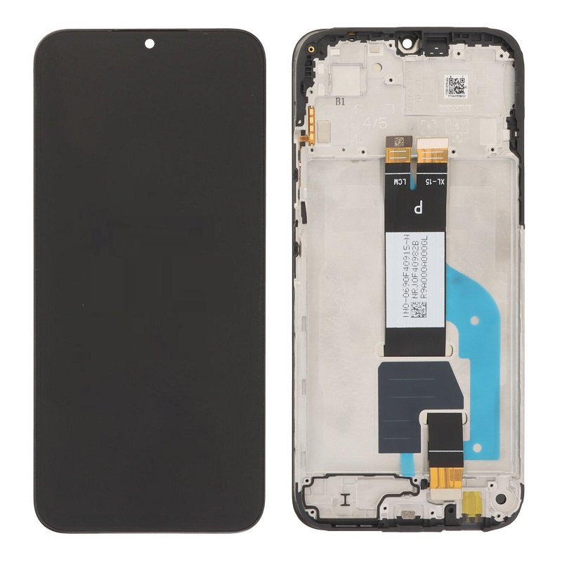 DISPLAY LCD + TOUCHSCREEN DISPLAY COMPLETO + FRAME PER XIAOMI REDMI 15C 4G (25078RA3EA) NERO ORIGINALE (GLOBALE VERSION)