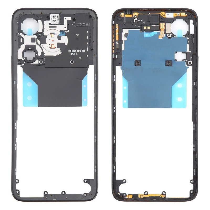 COVER CENTRALE B PER XIAOMI REDMI 13 (2404ARN45A 24040RN64Y) NERO ORIGINALE