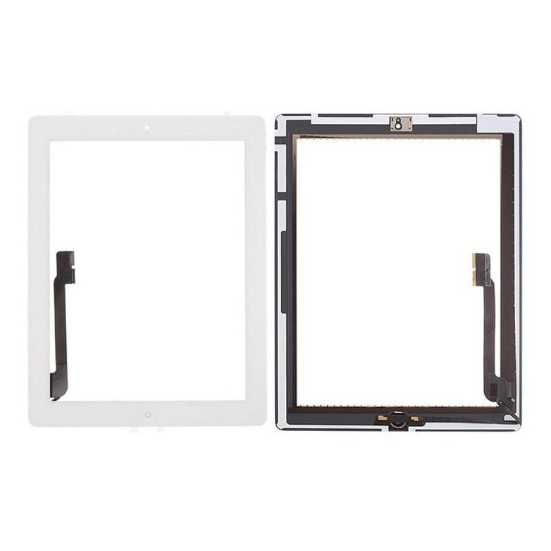 TOUCH E VETRO PER APPLE IPAD 4 A1458 A1459 A1460 BIANCO ORIGINALE