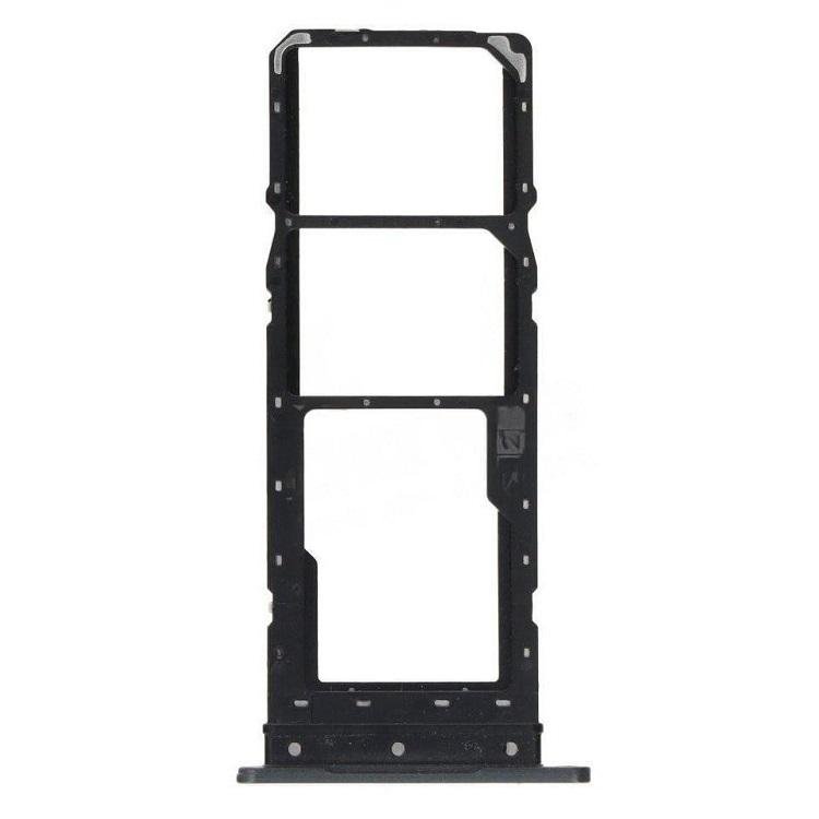 DUAL SIM TRAY PER MOTOROLA MOTO E30 (XT2158-6 XT2159-2) / E40 (XT2159-3) GRIGIO / NERO