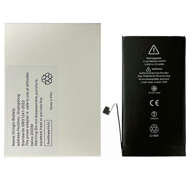 BATTERIA DE GRANDE CAPACITA (3250 mAh) PER APPLE IPHONE 12 6.1 / IPHONE 12 PRO 6.1 (DIAGNOSTICABILE BATTERIA NON È NECESSARIA LA SALDATURA CAVO BATTERIA ORIGINALE NESSUN MESSAGGIO "PARTE SCONOSCIUTA") (RICHIEDE AGGIORNAMENTO ALL'ULTIMA VERSIONE)