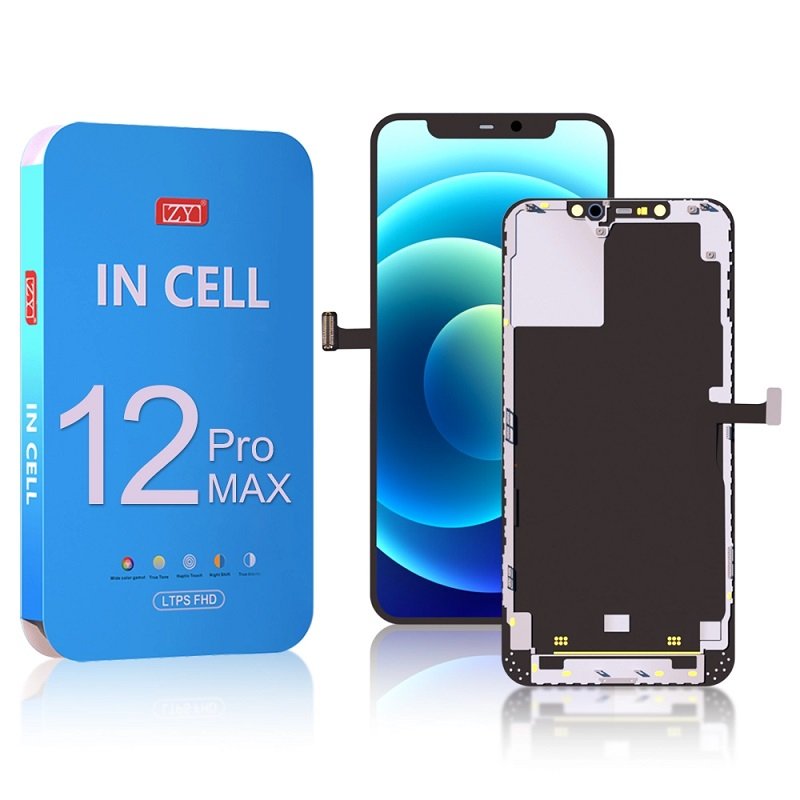 TOUCHSCREEN + DISPLAY LCD DISPLAY COMPLETO PER APPLE IPHONE 12 PRO MAX 6.7 INCELL ZY FHD 1080P