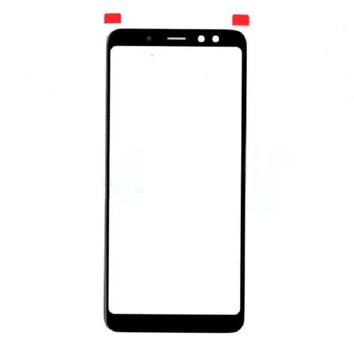 VETRO PER SAMSUNG GALAXY A8 (2018) A530F NERO