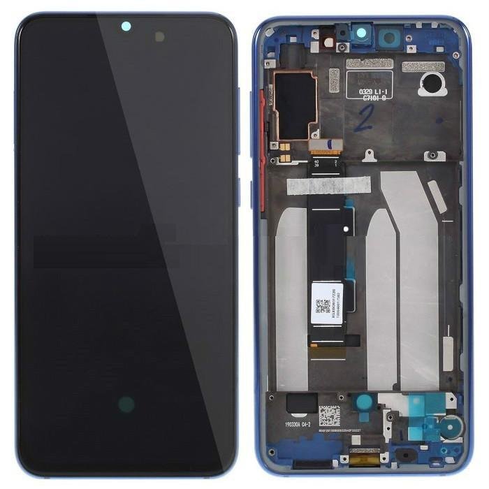 TOUCHSCREEN + DISPLAY LCD DISPLAY COMPLETO + FRAME PER XIAOMI MI 9 SE BLU ORIGINALE