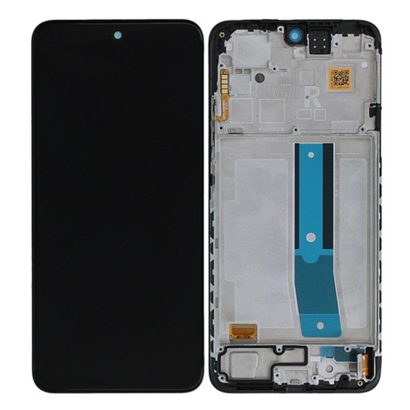 TOUCHSCREEN + DISPLAY OLED DISPLAY COMPLETO + FRAME PER XIAOMI REDMI NOTE 12S (2303CRA44A 23030RAC7Y 2303ERA42L) NERO