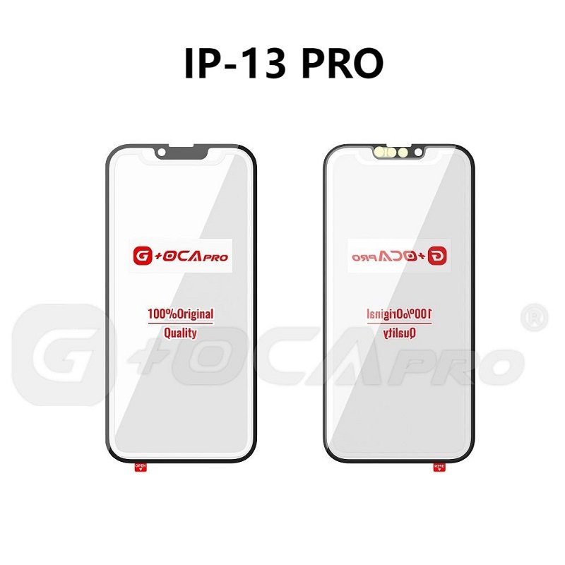 G+ PRO VETRO + OCA PER APPLE IPHONE 13 PRO 6.1 NERO