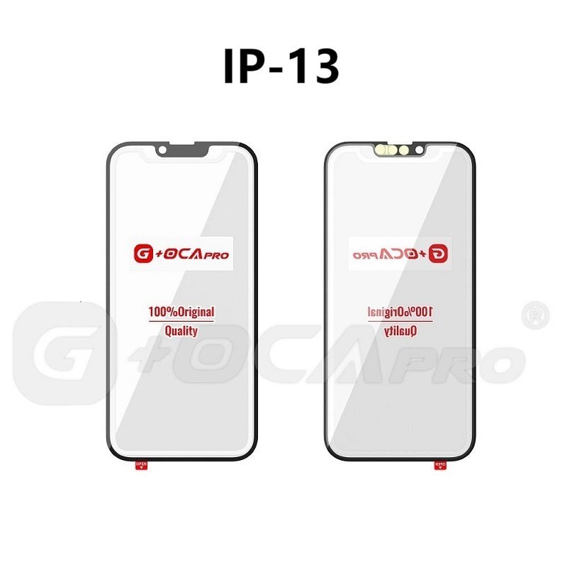 G+ PRO VETRO + OCA PER APPLE IPHONE 13 6.1 NERO