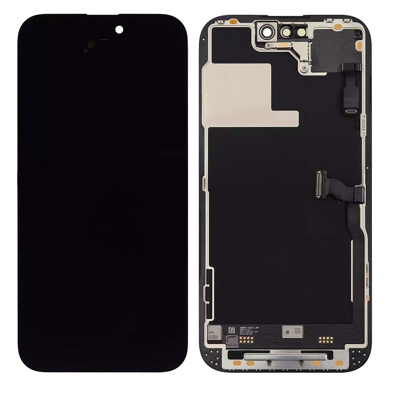 TOUCHSCREEN + DISPLAY OLED DISPLAY COMPLETO PER APPLE IPHONE 14 PRO 6.1 NUOVA ORIGINALE (SERVICE PACK + SENSORE FLEX DOPO AVER ESEGUITO LA DIAGNOSI È EMERSO CHE ERA AUTENTICO) (RICHIEDE AGGIORNAMENTO ALL'ULTIMA VERSIONE)