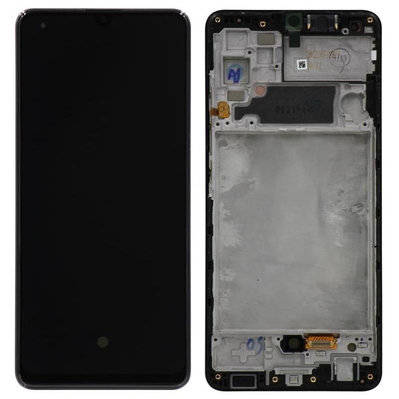 DISPLAY LCD + TOUCHSCREEN DISPLAY COMPLETO + FRAME PER SAMSUNG GALAXY A32 4G A325F NERO ORIGINALE (SERVICE PACK)