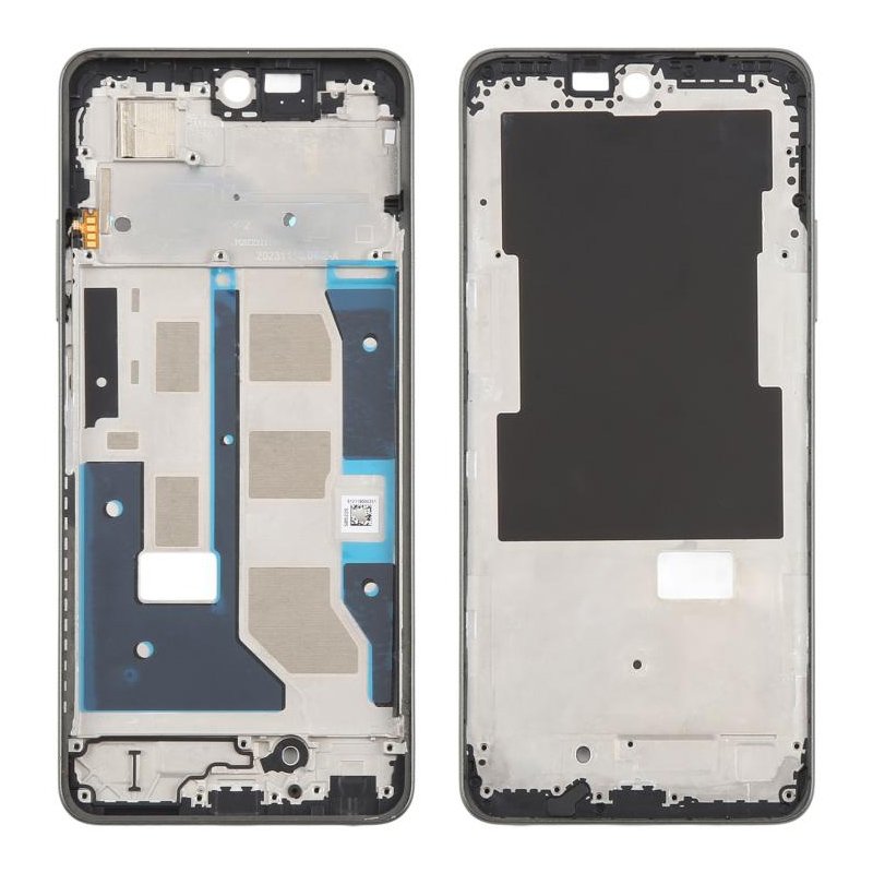 COVER CENTRALE A PER REALME C67 4G (RMX3890) NERO ORIGINALE