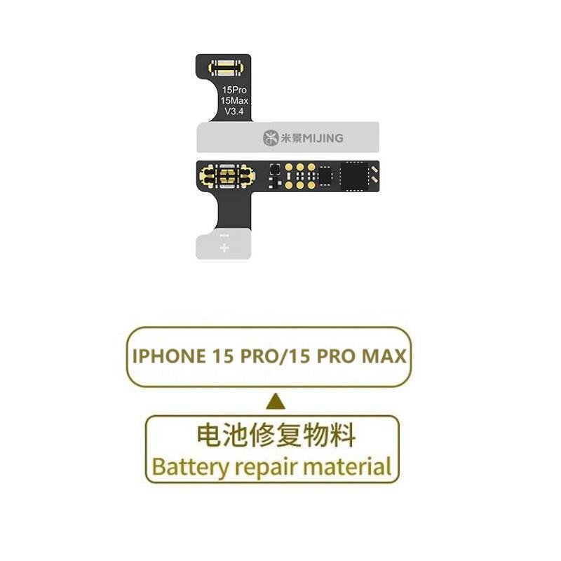 MIJING ESTERNO CAVO FLESSIBILE DEL BATTERIA PER APPLE IPHONE 15 PRO / 15 PRO MAX