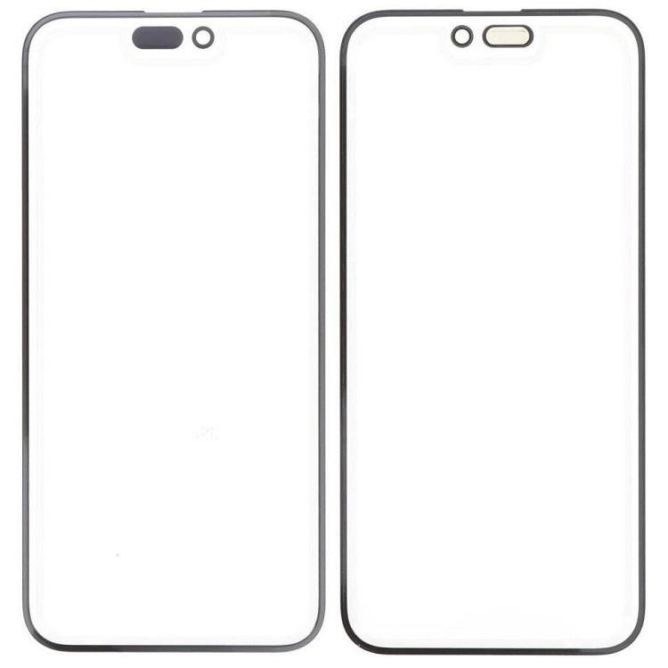 VETRO + OCA PER APPLE IPHONE 15 PRO MAX 6.7 NERO