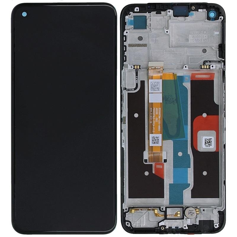 DISPLAY LCD + TOUCHSCREEN DISPLAY COMPLETO + FRAME PER REALME 8I (RMX3151) / NARZO 50 NERO