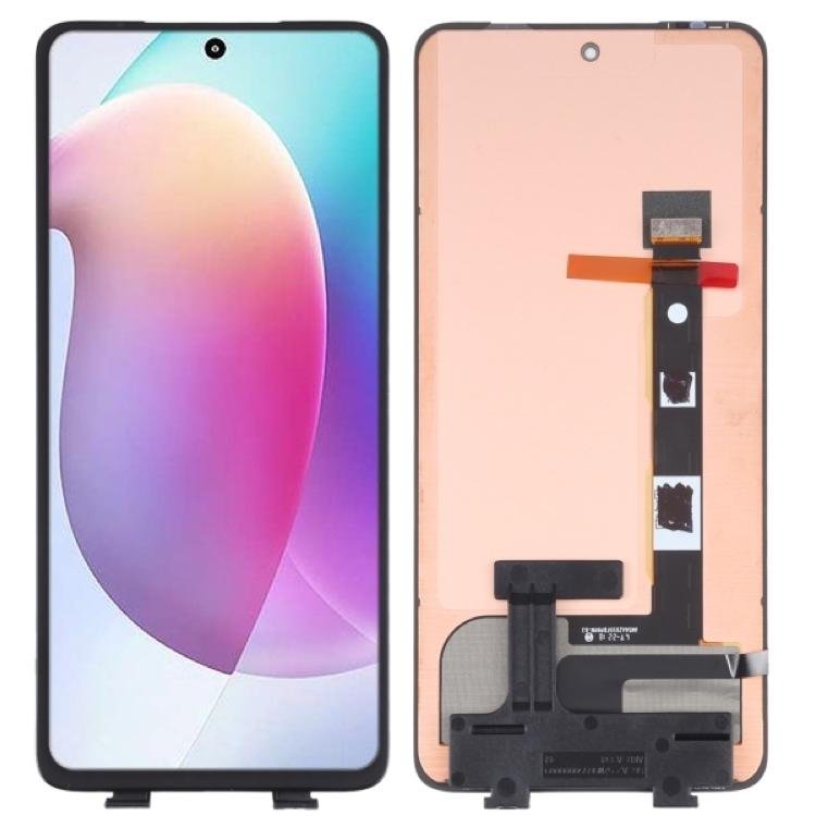 DISPLAY AMOLED + TOUCHSCREEN DISPLAY COMPLETO SENZA FRAME PER MOTOROLA MOTO G52 XT2221 / EDGE 30 (XT2203) / MOTO G82 (XT2225-1) / MOTO G71S / MOTO G72 NERO ORIGINALE