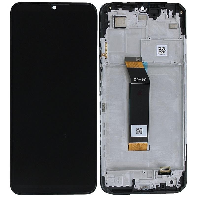 DISPLAY LCD + TOUCHSCREEN DISPLAY COMPLETO + FRAME PER XIAOMI POCO M4 5G (22041219PG) NERO (SERVICE PACK 560005L19P00)