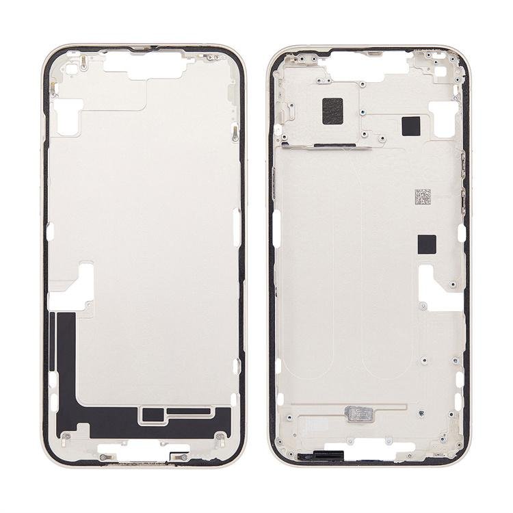 COVER CENTRALE A PER APPLE IPHONE 14 PLUS 6.7 BIANCO MATERIALE ORIGINALE