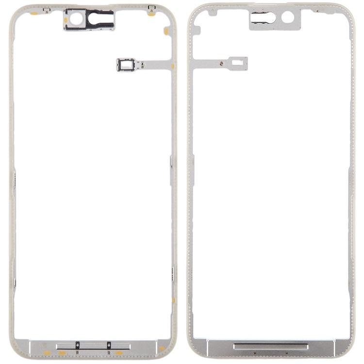 SOSTITUZIONE DELLA STAFFA DELLA CORNICE ANTERIORE LCD PER APPLE IPHONE 15 PRO MAX 6.7 BIANCO