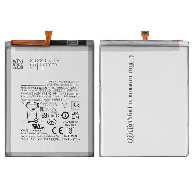 BATTERIA ORIGINALE EB-BM526ABY PER SAMSUNG GALAXY M52 5G M526B / A23 5G A236B / M23 M236B / M33 5G M336B / M53 M536B / A23 A235F