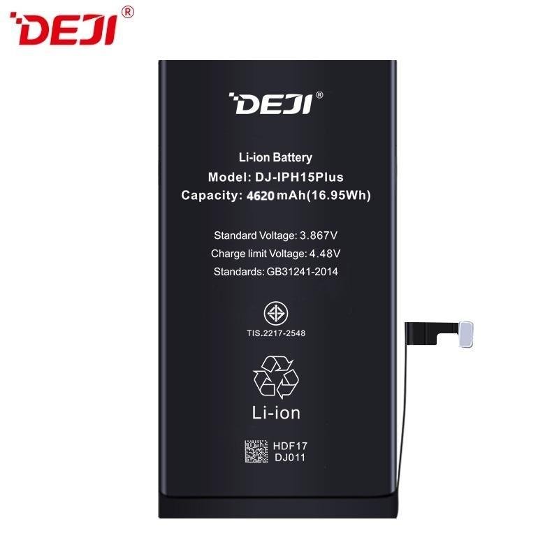 DEJI BATTERIA DE GRANDE CAPACITA (4620 mAh) PER APPLE IPHONE 15 PLUS 6.7