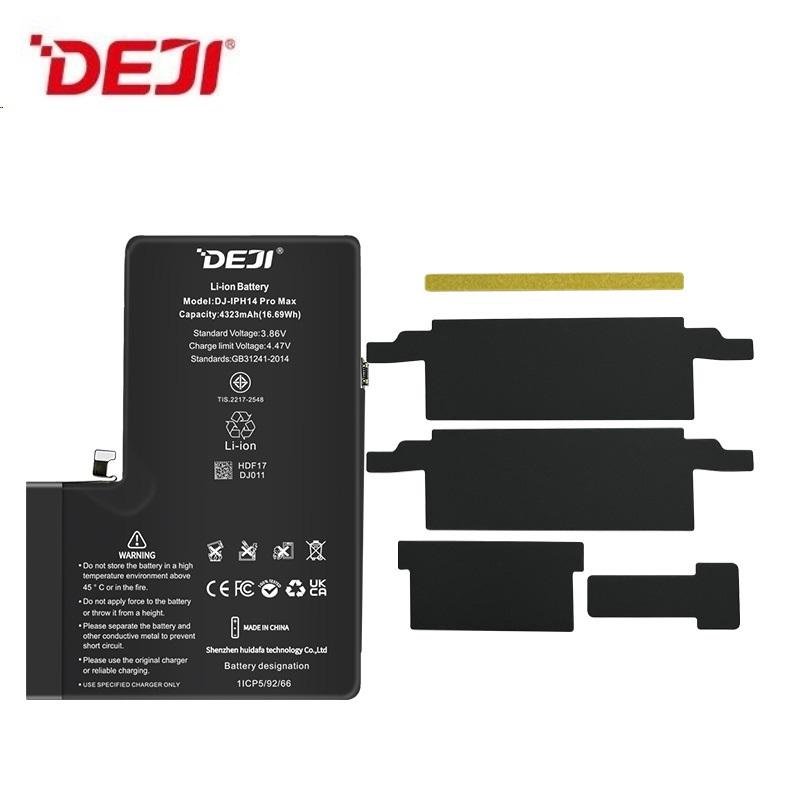 DEJI CK BATTERIA (4323MAH) PER APPLE IPHONE 14 PRO MAX 6.7 (SUPPORTA LA CONNESSIONE DEL CAVO DELLA BATTERIA ORIGINALE LA LETTURA DELLE INFORMAZIONI DEL CHIP E LA VISUALIZZAZIONE DELLO STATO) BATTERIA DIAGNOSTICABILE (RICHIEDE AGGIORNAMENTO ALL'ULTIMA VERSIONE)