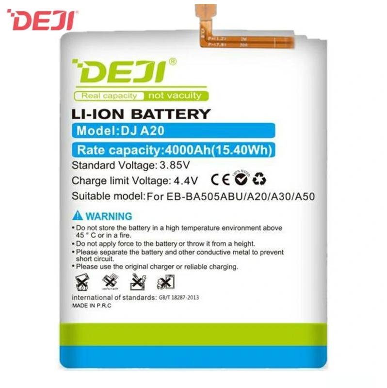 DEJI BATTERIA DJ A20 EB-BA505ABU PER SAMSUNG GALAXY A20 A205F / A30 A305F / A50 A505F / A30s A307F / A50s A507F