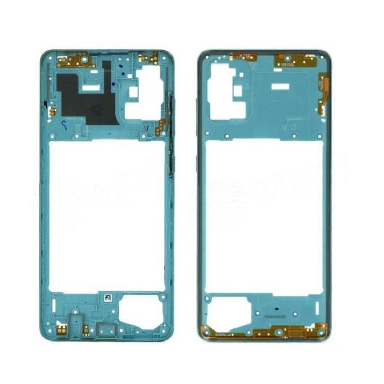 COVER CENTRALE B PER SAMSUNG GALAXY A71 A715F BLU