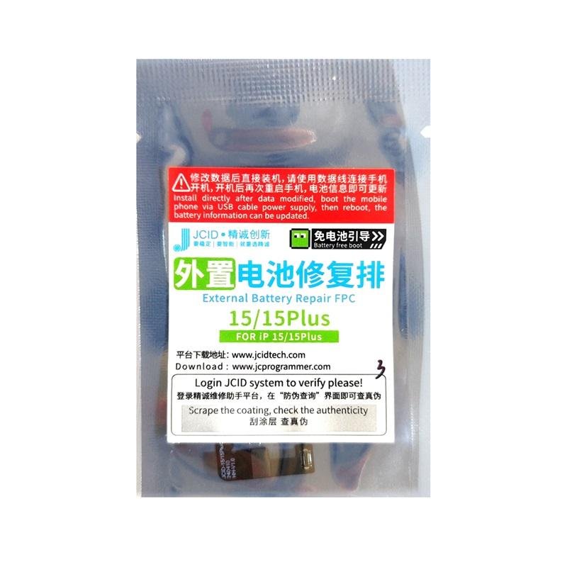 JCID TAG-ON CAVO FLEX PER RIPARAZIONE BATTERIE PER APPLE IPHONE 15 / 15 PLUS