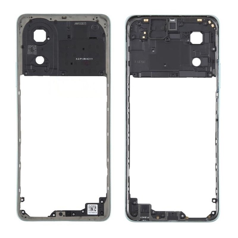 COVER CENTRALE B PER OPPO A58 4G (CPH2577) VERDE ORIGINALE