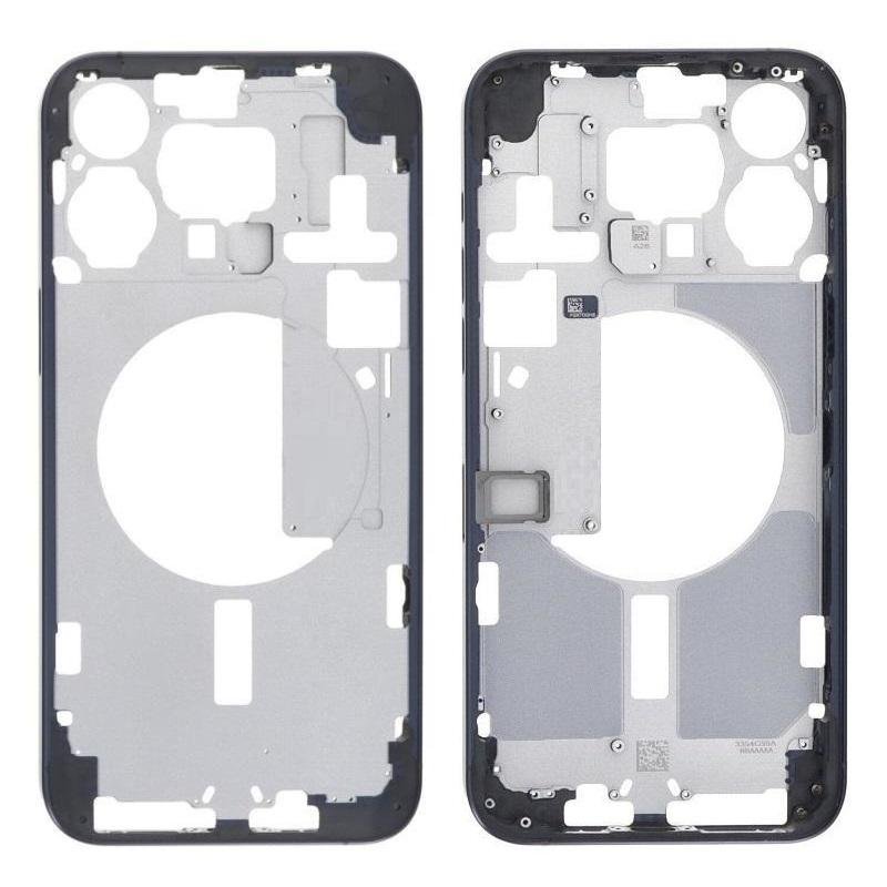 COVER CENTRALE A PER APPLE IPHONE 15 PRO MAX 6.7 BLU OEM