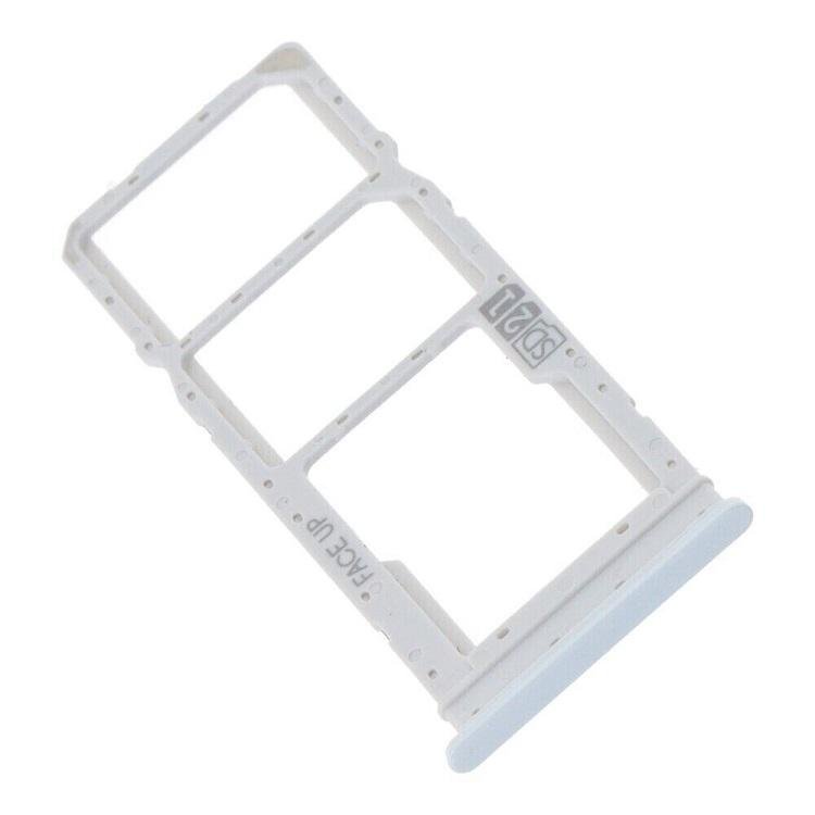 DUAL SIM TRAY PER MOTOROLA MOTO G23 (XT2333-1) BIANCO