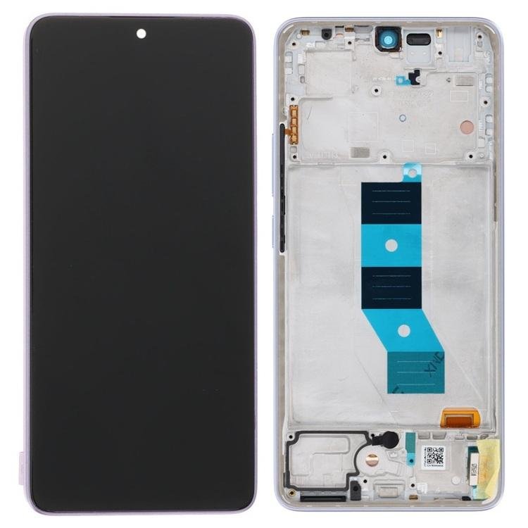 TOUCHSCREEN + DISPLAY OLED DISPLAY COMPLETO + FRAME PER XIAOMI POCO M7 PRO 5G (2409FPCC4G 2409FPCC4I) VIOLA ORIGINALE (SERVICE PACK)