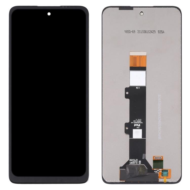 DISPLAY LCD + TOUCHSCREEN DISPLAY COMPLETO SENZA FRAME PER MOTOROLA MOTO G22 (XT2231-2) NERO