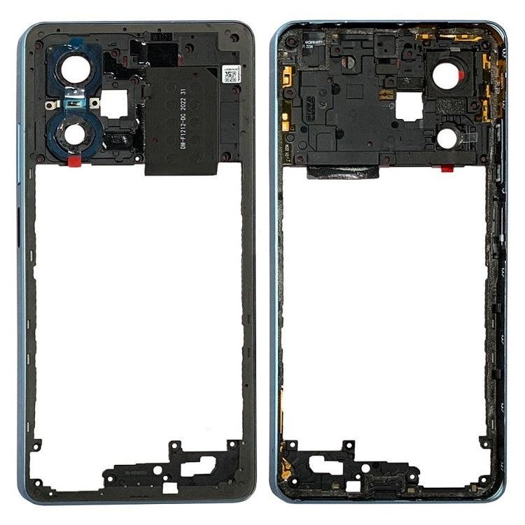 COVER CENTRALE B PER XIAOMI REDMI NOTE 12 PRO 5G (22101316C 22101316I) BLU