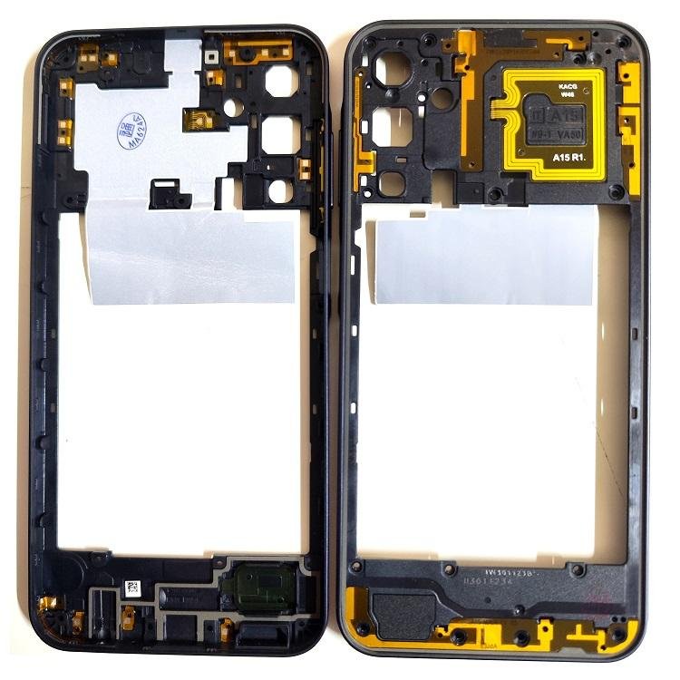 COVER CENTRALE B PER SAMSUNG GALAXY A15 5G A156B NERO