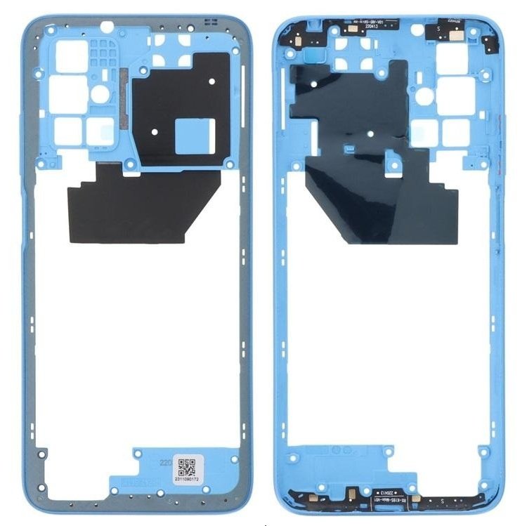 COVER CENTRALE B PER XIAOMI REDMI 10 (21061119AG 21061119DG 21061119AL) / REDMI 10 2022 (21121119SG) BLU (K19S VERSION)