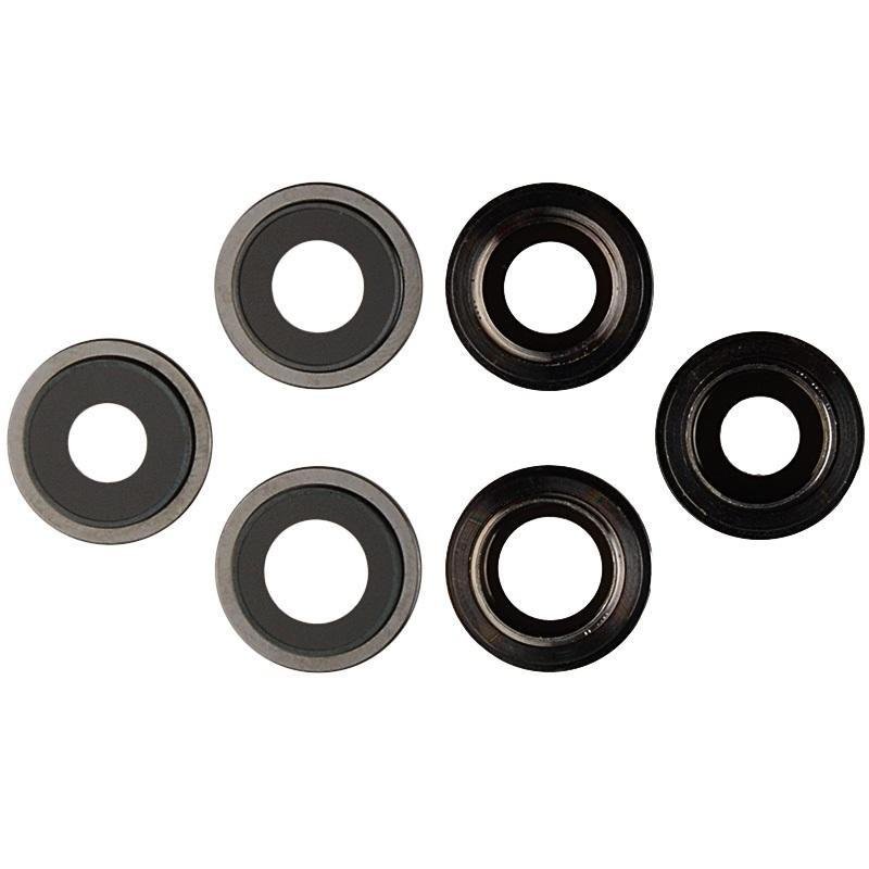 SET 3 PEZZI VETRO E SUPPORTO CAMERA PER APPLE IPHONE 12 PRO MAX 6.7 NERO