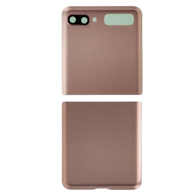 SET 2 PEZZI COVER POSTERIORE PER SAMSUNG GALAXY Z FLIP 5G F707B BRONZO