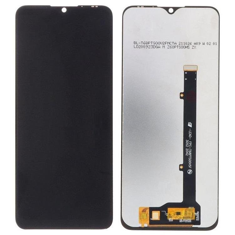 DISPLAY LCD + TOUCHSCREEN DISPLAY COMPLETO SENZA FRAME PER ZTE BLADE V30 VITA (8030) NERO ORIGINALE