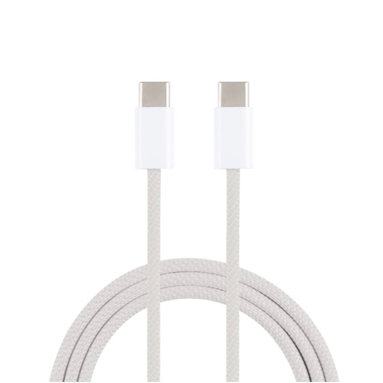 CAVO DATI DA 60W USB-C / TYPE-C A USB-C / TYPE-C RICARICA LUNGHEZZA 1M (GRIGIO)