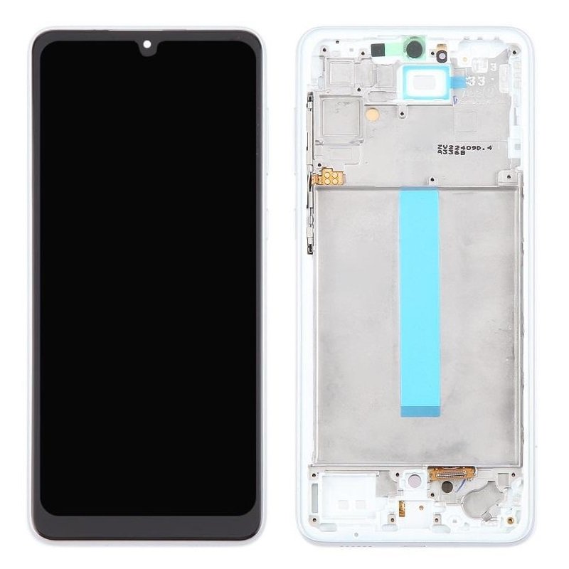 DISPLAY LCD + TOUCHSCREEN DISPLAY COMPLETO + FRAME PER SAMSUNG GALAXY A33 5G A336B BIANCO OEM OLED