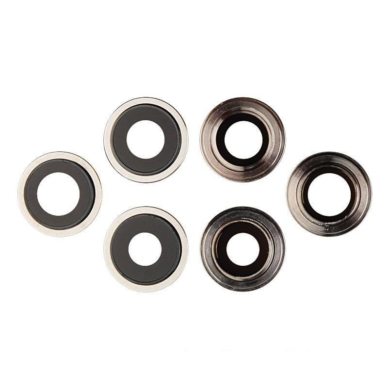 SET 3 PEZZI VETRO E SUPPORTO CAMERA PER APPLE IPHONE 12 PRO 6.1 BIANCO