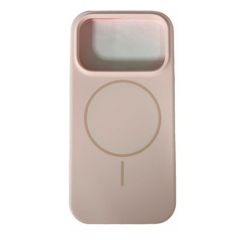 CUSTODIA CELLULARE DI SILICONE LIQUIDO + MAGNETICO PER APPLE IPHONE 17 PRO ROSA