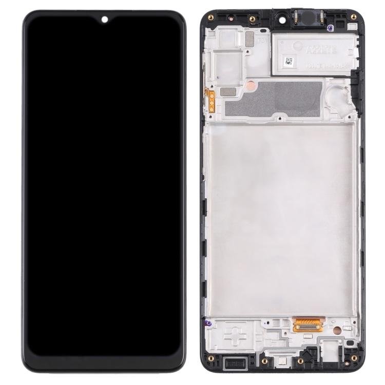 TOUCHSCREEN + DISPLAY AMOLED DISPLAY COMPLETO + FRAME PER SAMSUNG GALAXY A22 4G A225F NERO OEM