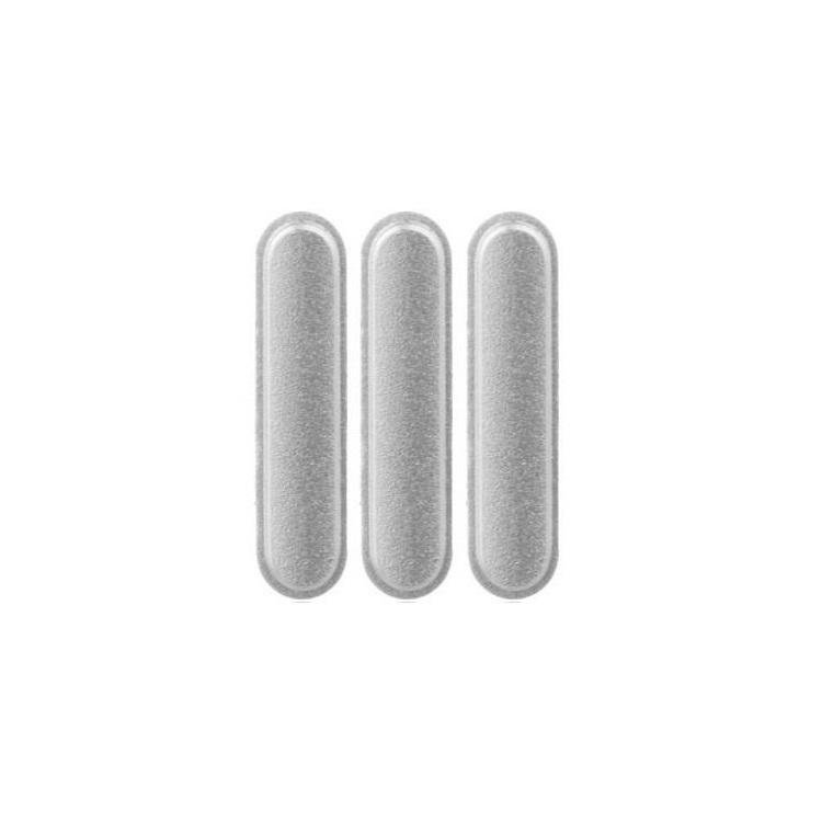 TASTO SET 3 (VOLUME VIBRATE POWER) PER APPLE IPAD MINI 4 A1538 A1550 BIANCO