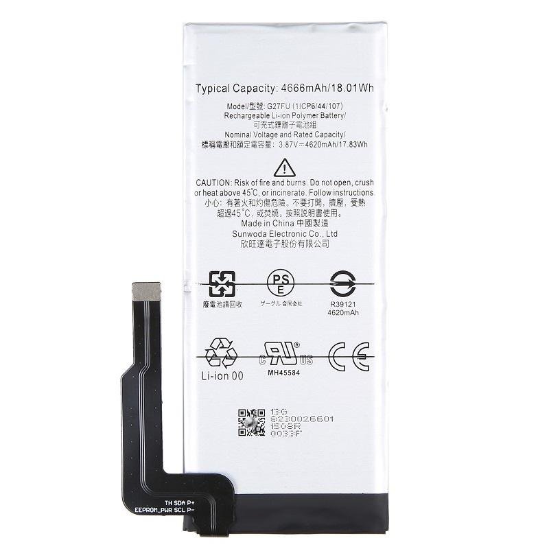 BATTERIA ORIGINALE G27FU PER GOOGLE PIXEL 5A 5G (G1F8F G4S1M)