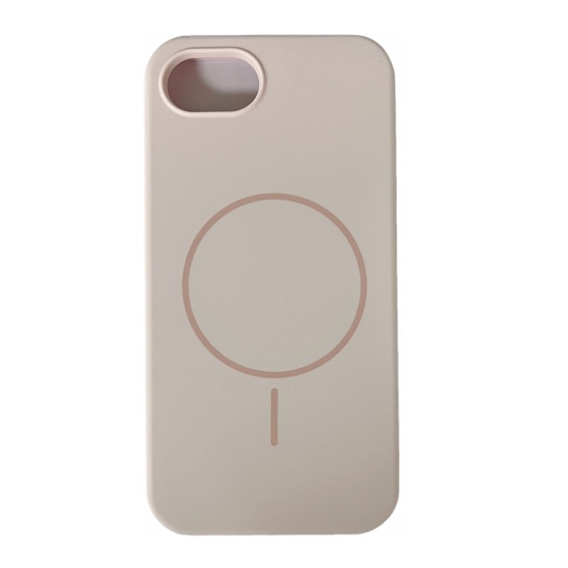 CUSTODIA CELLULARE DI SILICONE LIQUIDO + MAGNETICO PER APPLE IPHONE 16E ROSA