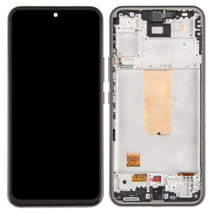 TOUCHSCREEN + DISPLAY AMOLED DISPLAY COMPLETO + FRAME PER SAMSUNG GALAXY A54 5G A546B NERO OEM