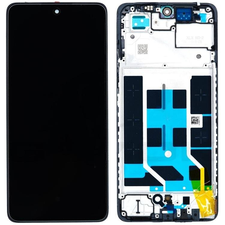 TOUCHSCREEN + DISPLAY LCD DISPLAY COMPLETO + FRAME (FK03 VERSION) PER ONEPLUS NORD CE4 LITE 5G (CPH2619 CPH2621) NERO OEM OLED