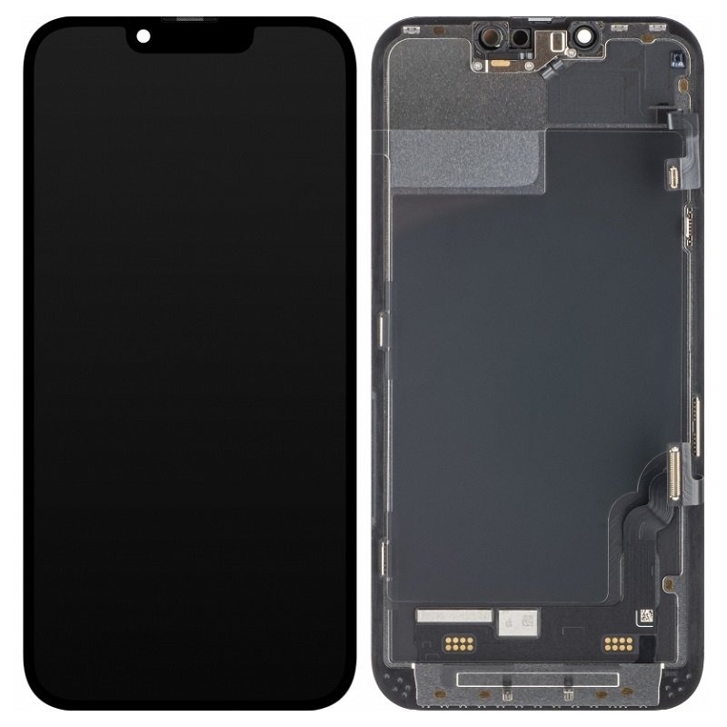 TOUCHSCREEN + DISPLAY OLED DISPLAY COMPLETO PER APPLE IPHONE 13 6.1 NUOVA ORIGINALE (SERVICE PACK + SENSORE FLEX DOPO AVER ESEGUITO LA DIAGNOSI È EMERSO CHE ERA AUTENTICO) (RICHIEDE AGGIORNAMENTO ALL'ULTIMA VERSIONE)